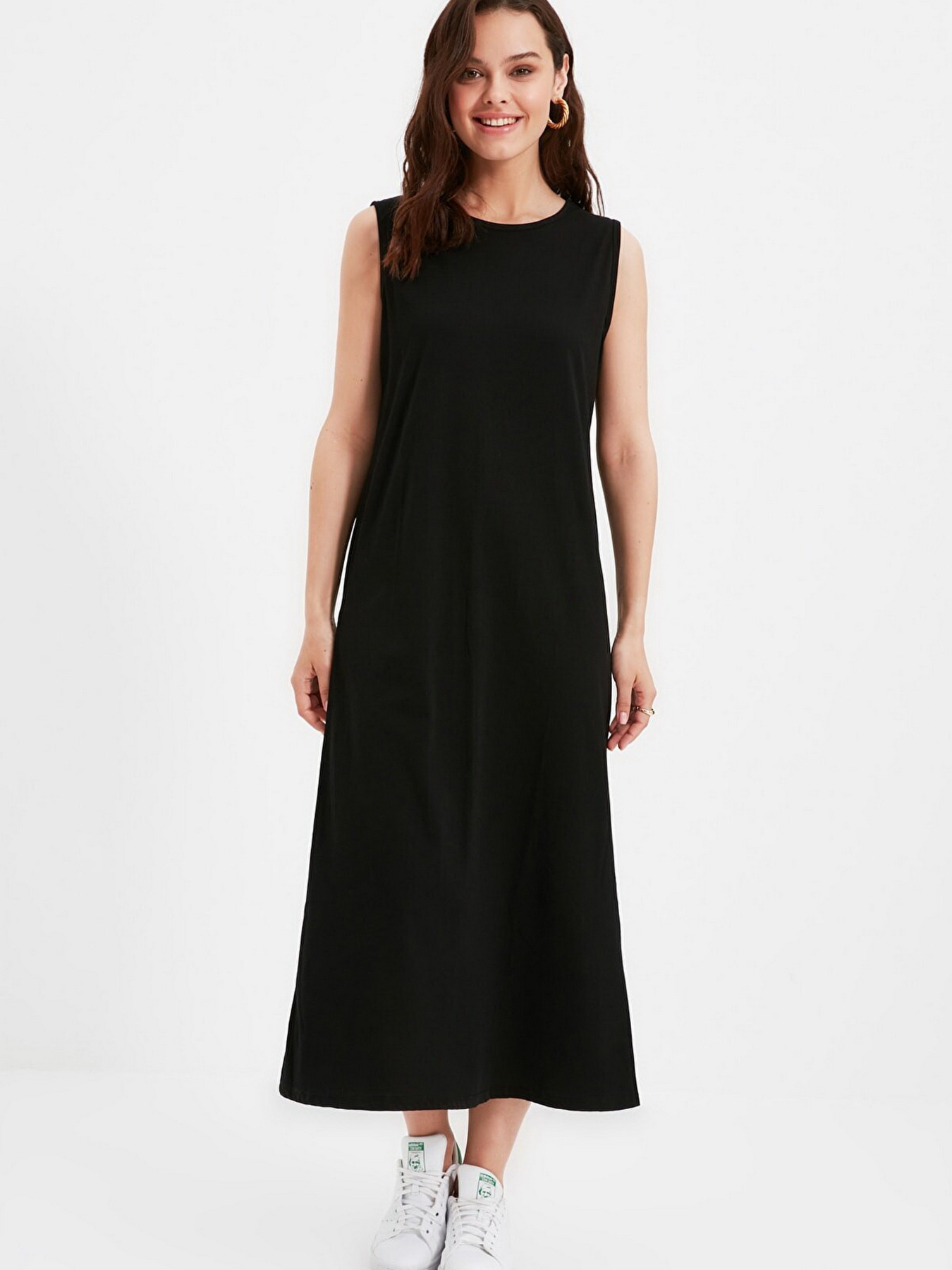 Сукня максі Trendyol модель TCTAW22UK0110/Siyah-Ten Фото