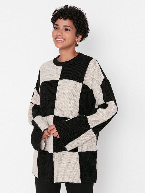 Джемпер Trendyol модель TCTAW23KZ00004/Siyah Фото