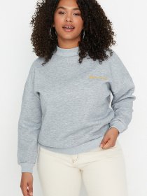 Свитшот Trendyol модель TBBAW23AO00000/Gri Фото