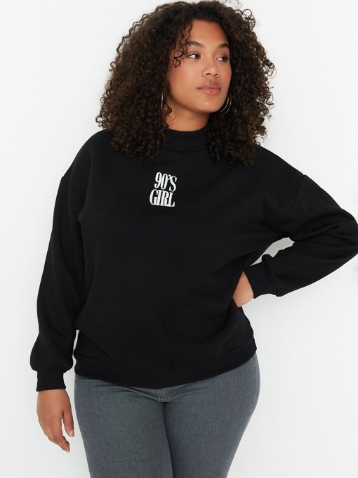 Світшот Trendyol модель TBBAW23AO00004/Siyah Фото