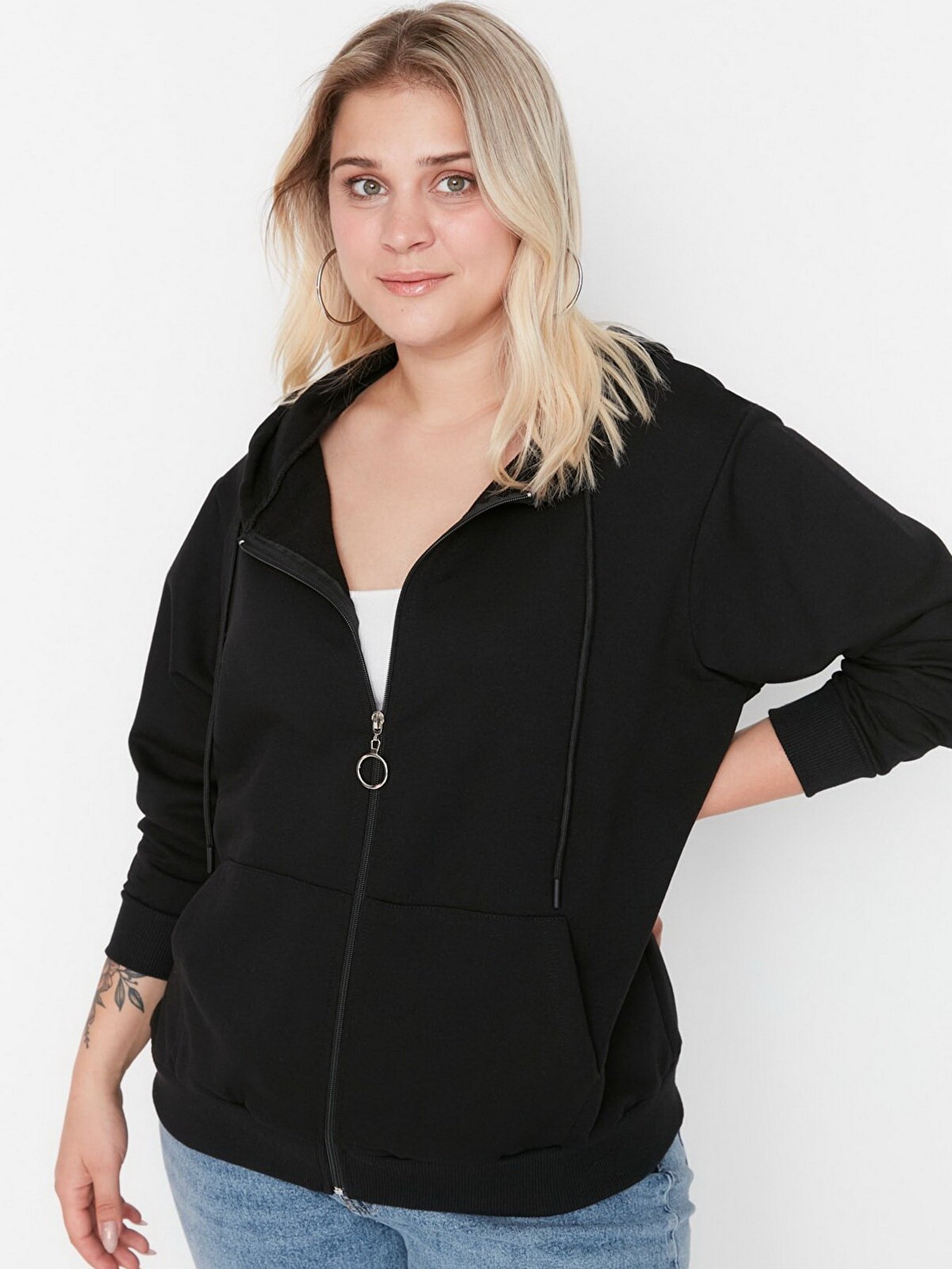 Кофта спортивная Trendyol модель TBBAW23AO00014/Siyah Фото