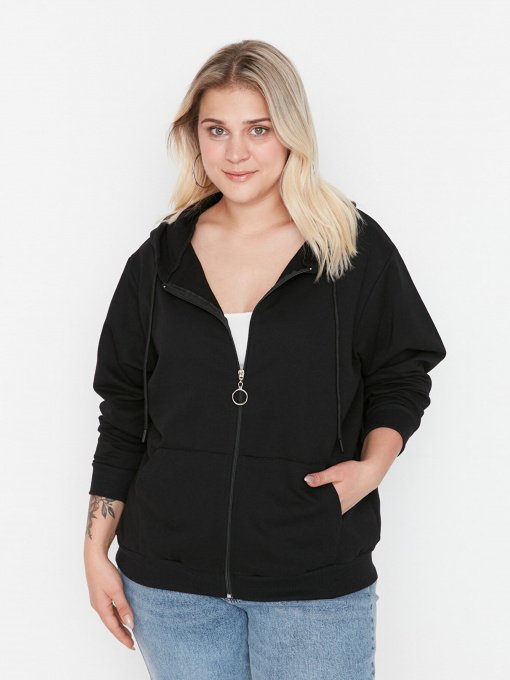 Кофта спортивная Trendyol модель TBBAW23AO00014/Siyah Фото