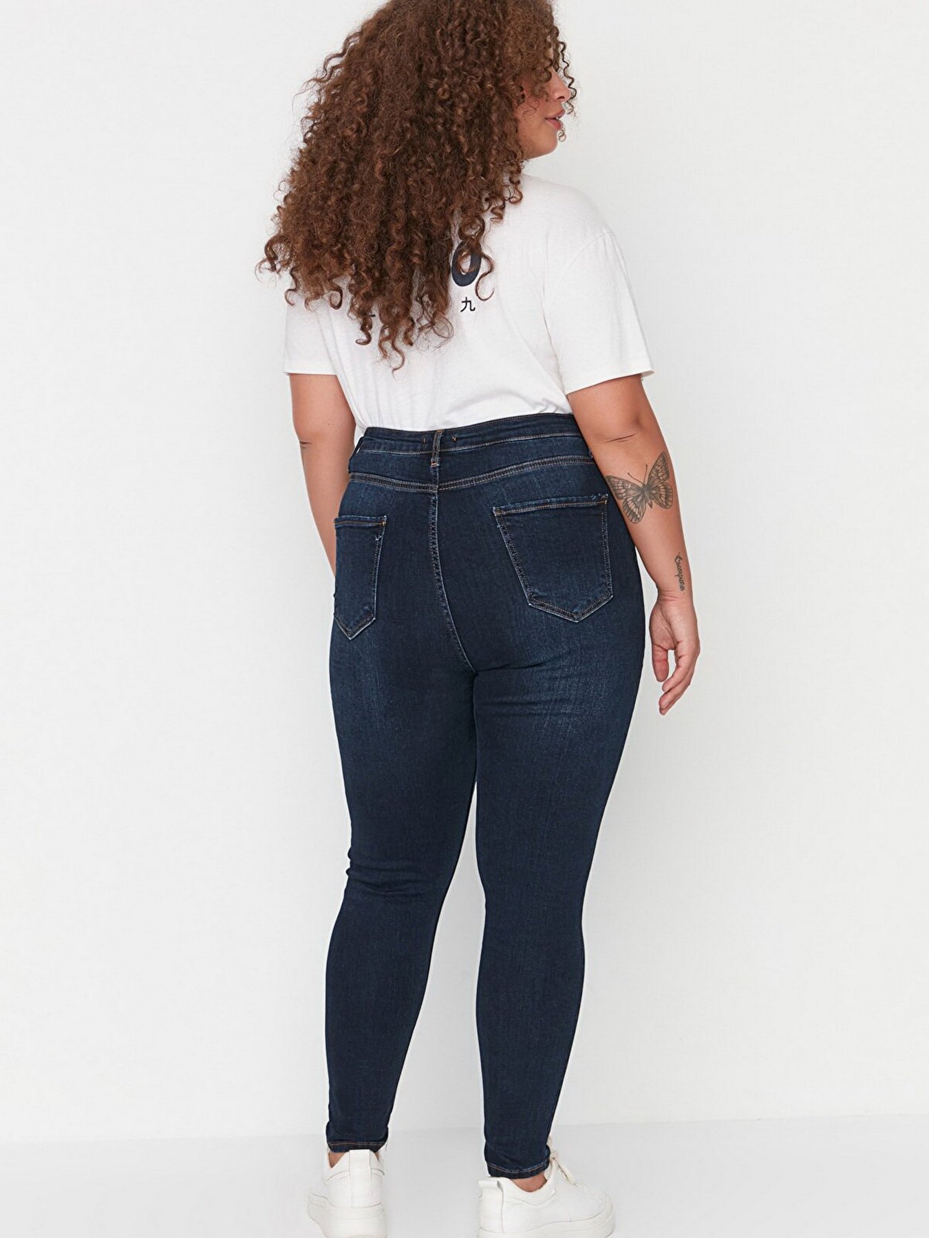 Скіні джинси Trendyol модель TBBAW23JE00003/Lacivert Фото