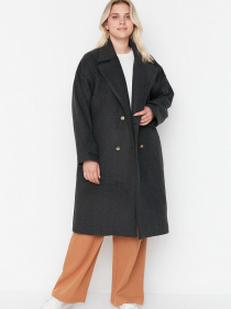 Пальто Trendyol модель TBBAW23KB00005/Antrasit Фото