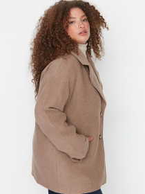 Пальто Trendyol модель TBBAW23KB00007/Vizon Фото