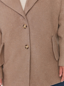 Пальто Trendyol модель TBBAW23KB00007/Vizon Фото