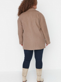 Пальто Trendyol модель TBBAW23KB00007/Vizon Фото