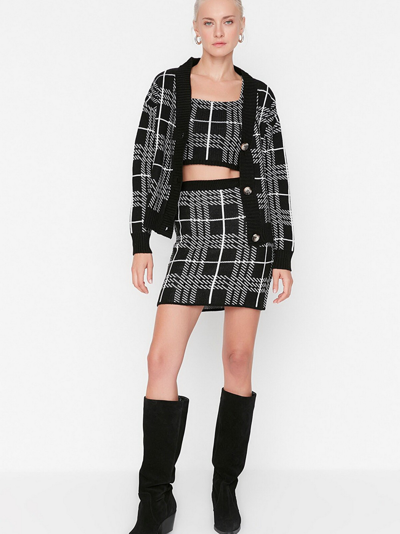 Повседневный костюм Trendyol модель TWOAW23AU00047/Siyah Фото