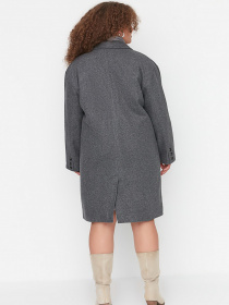 Пальто Trendyol модель TBBAW23KB00008/Gri Фото