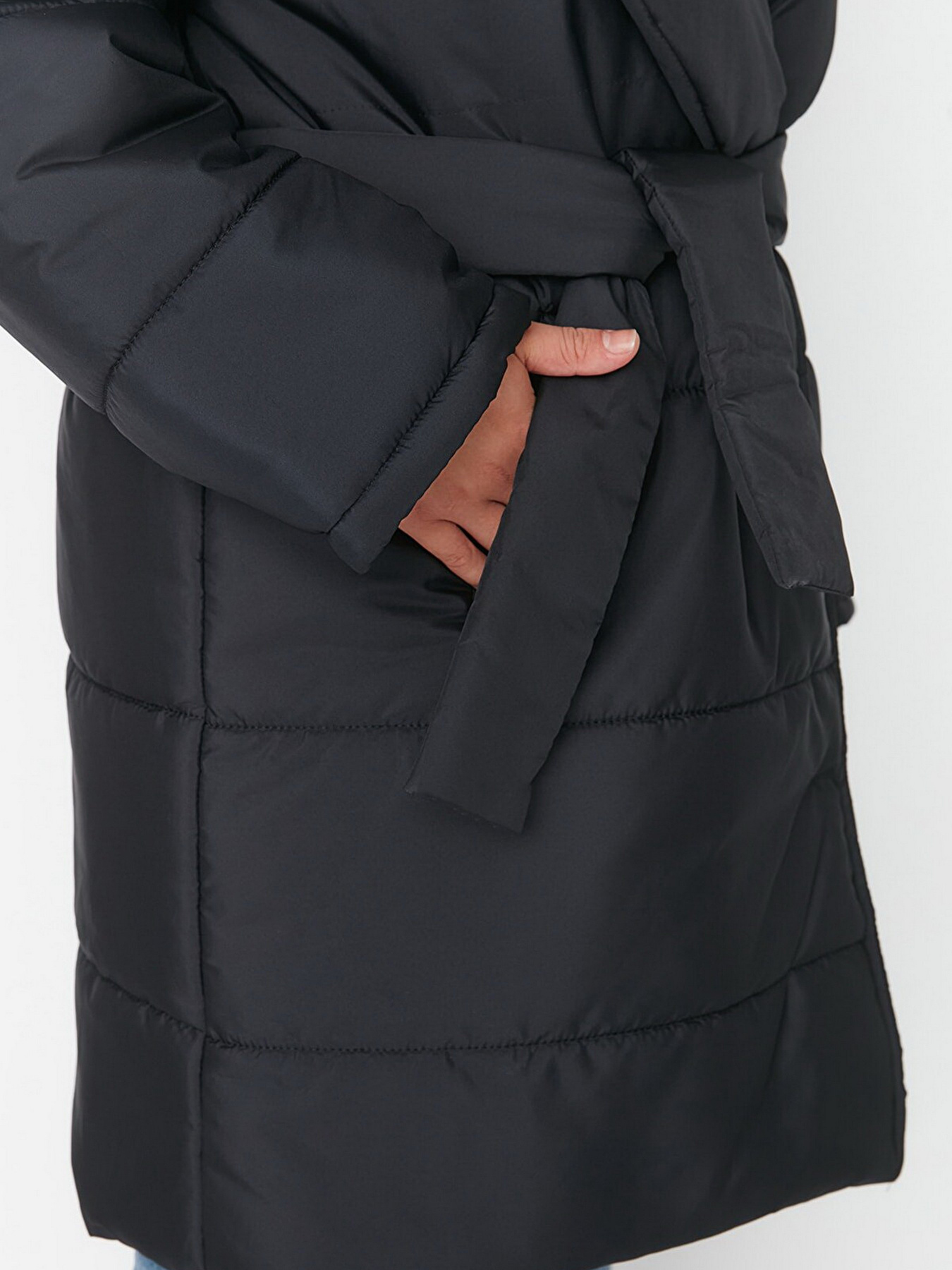 Пальто Trendyol модель TBBAW23AW00000/Siyah Пальто Trendyol модель TBBAW23AW00000/Siyah Фото