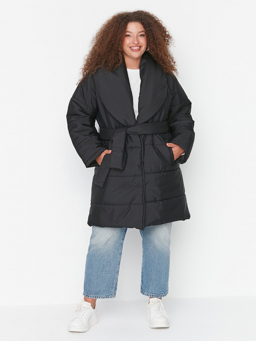 Пальто Trendyol модель TBBAW23AW00000/Siyah Фото