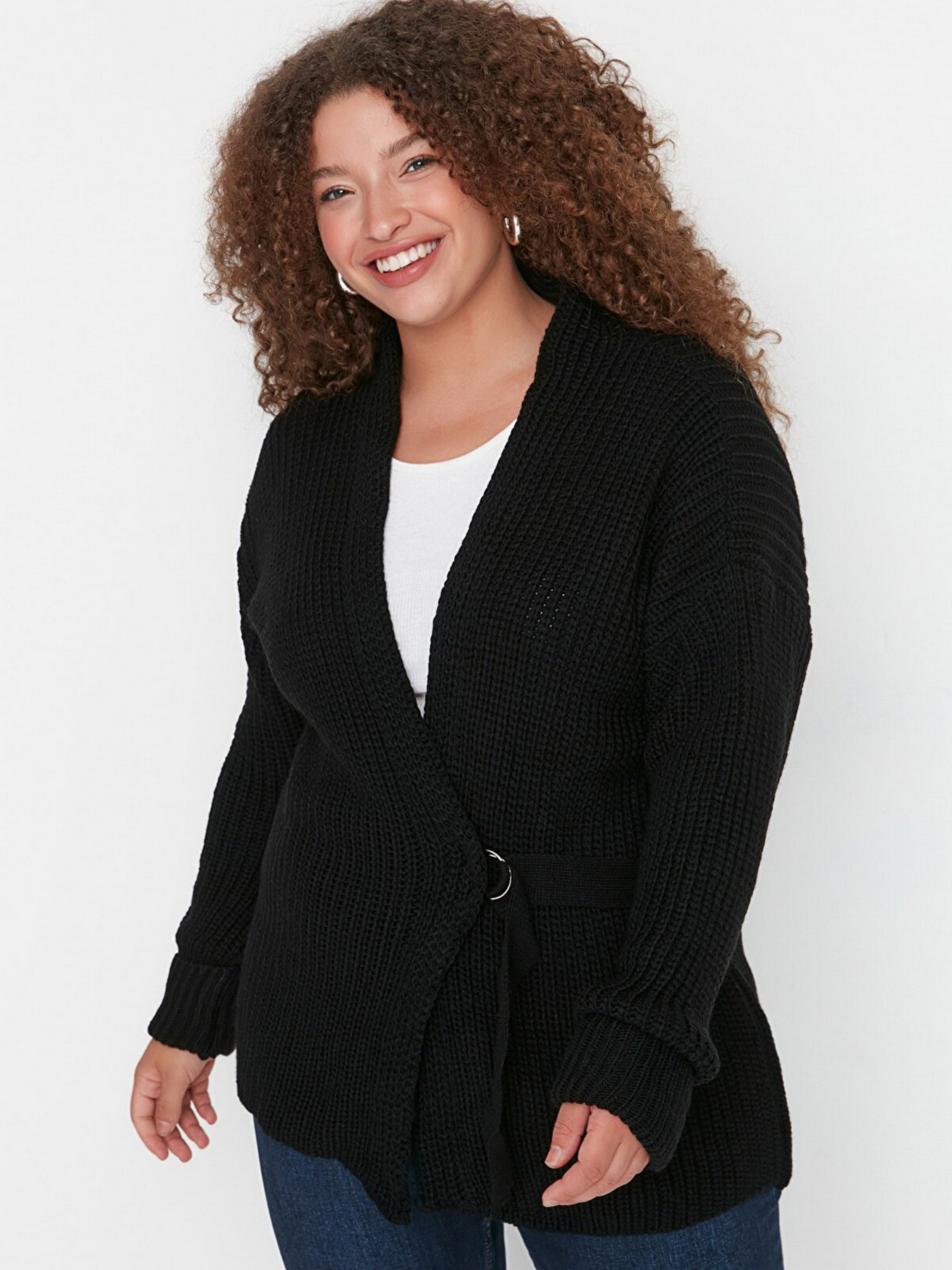 Кардиган Trendyol модель TBBAW23AV00008/Siyah Фото