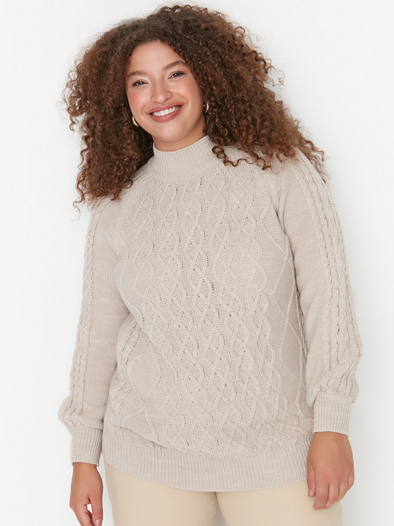 Джемпер Trendyol модель TBBAW23AN00048/Bej Фото