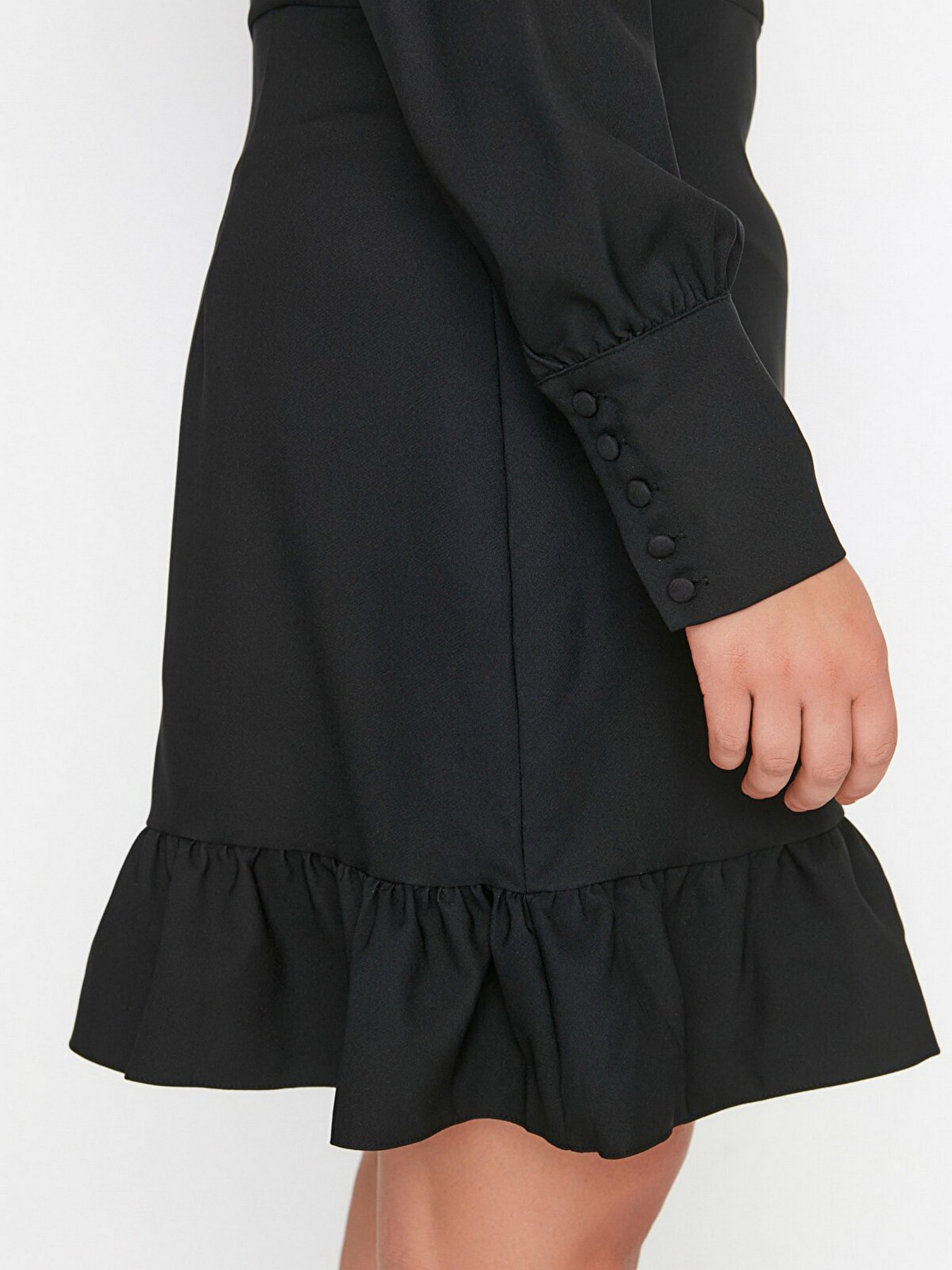 Сукня міні Trendyol модель TBBAW23AH00038/Siyah Фото