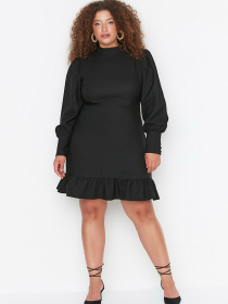 Сукня міні Trendyol модель TBBAW23AH00038/Siyah Фото