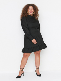 Платье мини Trendyol модель TBBAW23AH00038/Siyah Фото