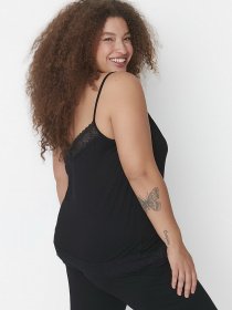 Пижама Trendyol модель TBBAW23AI00038/Siyah Фото