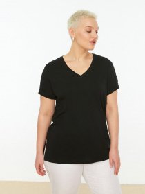 Футболка Trendyol модель TBBSS22BF0030/Siyah Фото