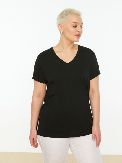 Футболка Trendyol модель TBBSS22BF0030/Siyah Фото