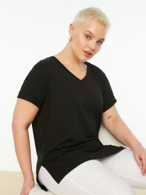 Футболка Trendyol модель TBBSS22BF0030/Siyah Фото