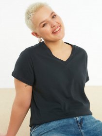 Футболка Trendyol модель TBBSS22BF0034/Antrasit Фото