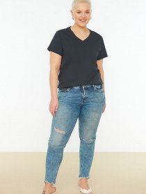 Футболка Trendyol модель TBBSS22BF0034/Antrasit Фото