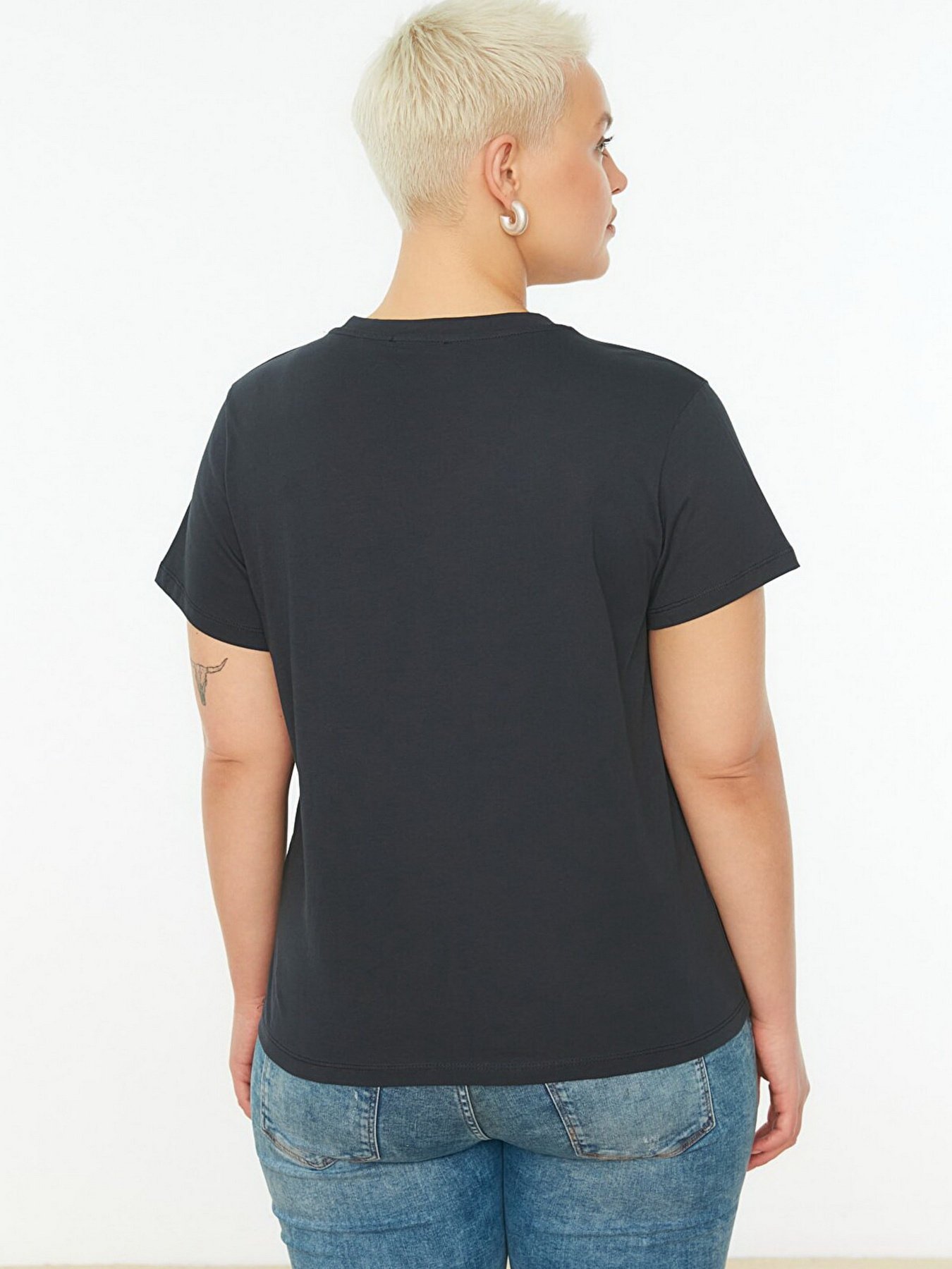 Футболка Trendyol модель TBBSS22BF0034/Antrasit Фото