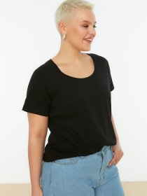 Футболка Trendyol модель TBBSS22BF0035/Siyah Фото
