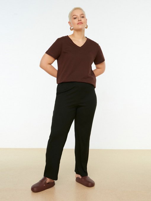 Брюки классические Trendyol модель TBBSS22PL0362/Siyah Фото