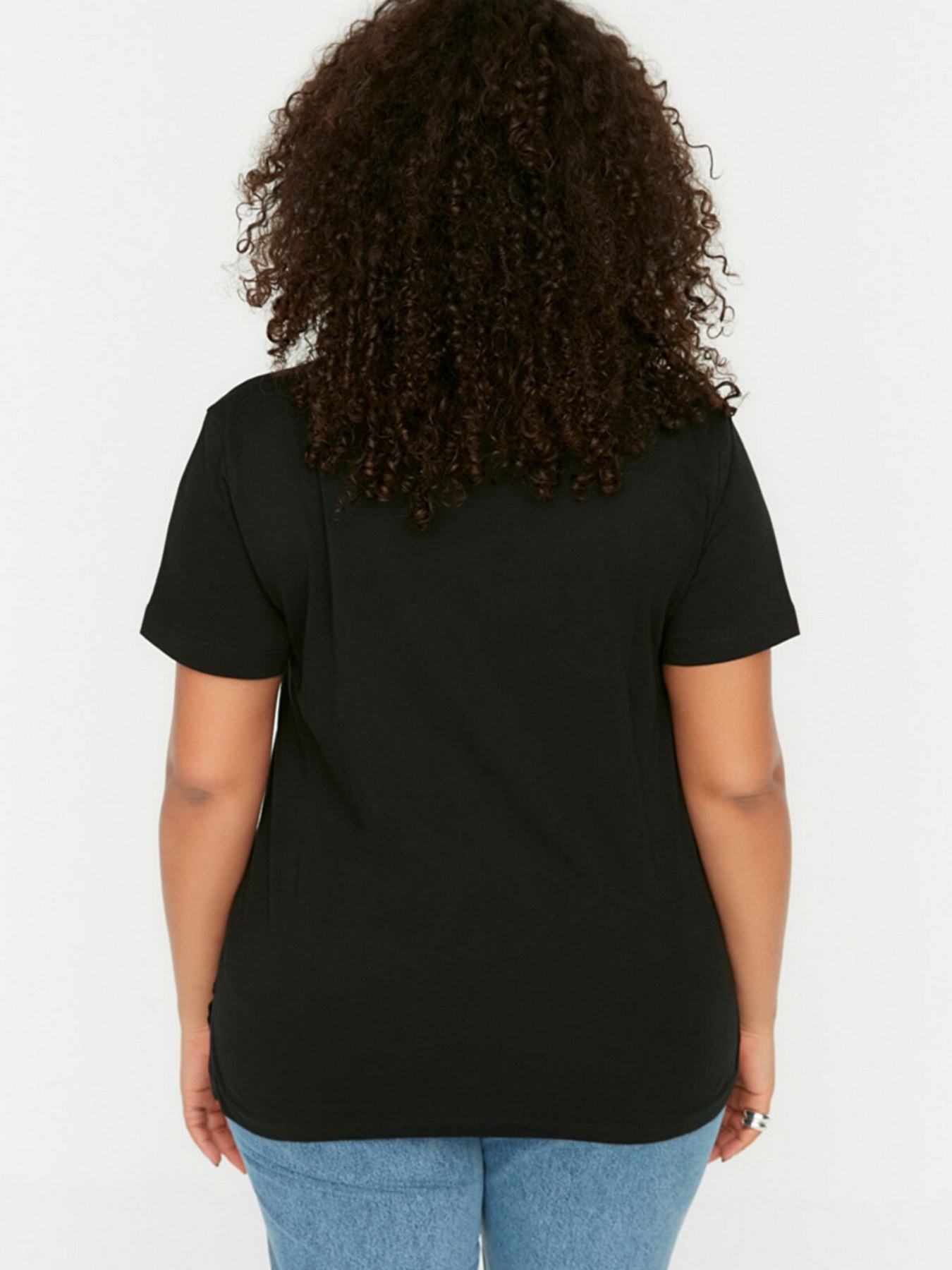 Футболка Trendyol модель TBBSS22TS0413/Siyah Фото