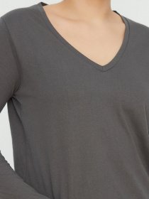 Лонгслів Trendyol модель TBBSS22TS0729/Antrasit Фото