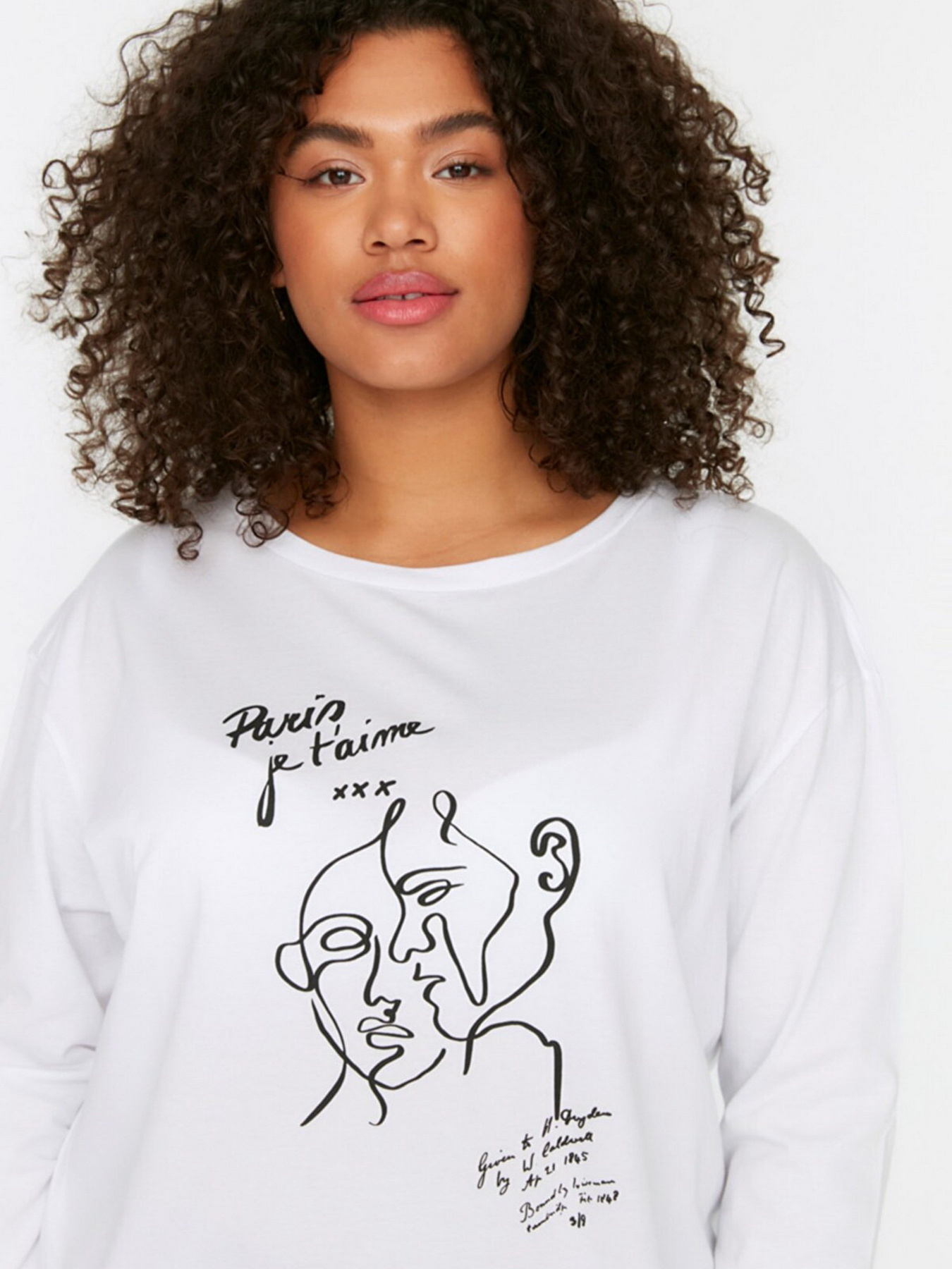 Лонгслив Trendyol модель TBBSS22TS1496/Ekru Фото