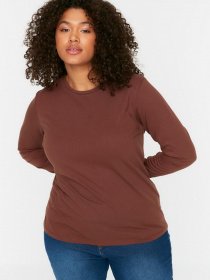 Набор лонгсливов Trendyol модель TBBSS22TS2442/Kahverengi-Bej Фото