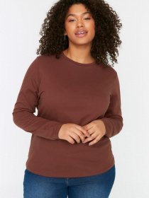 Набор лонгсливов Trendyol модель TBBSS22TS2442/Kahverengi-Bej Фото