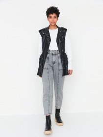 Джинси мом Trendyol модель TCTAW22JE0338/Antrasit Фото