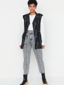 Джинси мом Trendyol модель TCTAW22JE0338/Antrasit Фото