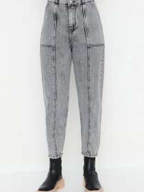 Джинси мом Trendyol модель TCTAW22JE0338/Antrasit Фото