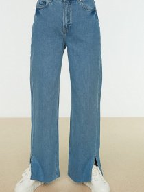 Широкі джинси Trendyol модель TCTAW22JE0340/Acik Mavi Фото