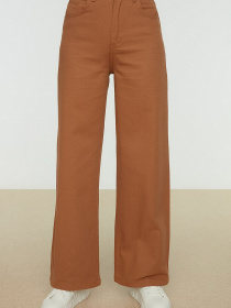 Широкі джинси Trendyol модель TCTAW22JE1133/Kahverengi Фото