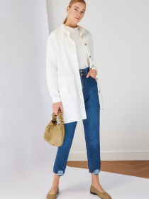 Бойфренды Trendyol модель TCTSS21JE0603/Mavi Фото