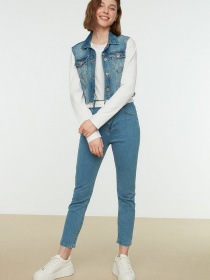 Скіні джинси Trendyol модель TCTSS21JE0622/Acik Mavi Фото