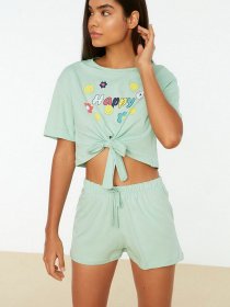Пижама Trendyol модель THMSS22PT0082/Yesil Фото