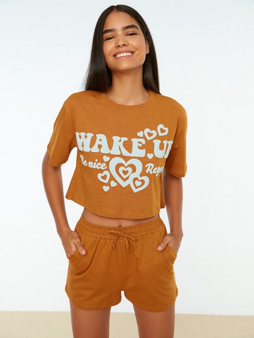 Пижама Trendyol модель THMSS22PT0167/Sari Фото