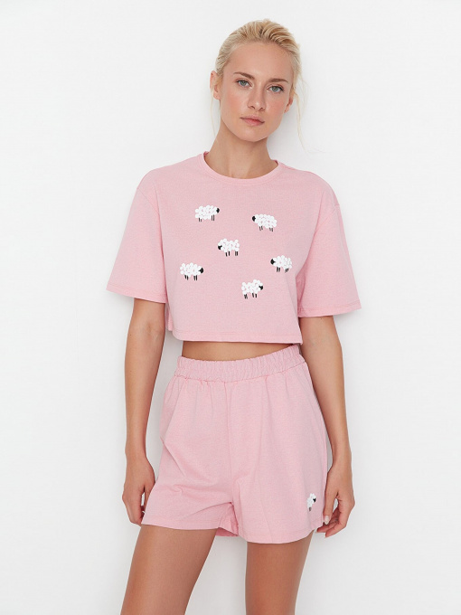 Пижама Trendyol модель THMSS22PT0323/Pembe Фото