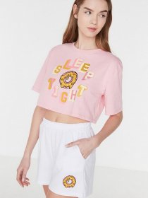 Пижама Trendyol модель THMSS22PT0330/Gul Kurusu Пижама Trendyol модель THMSS22PT0330/Gul Kurusu Фото