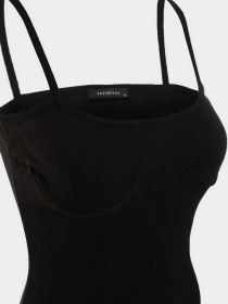 Платье миди Trendyol модель TPRSS22EL0456/Siyah Фото