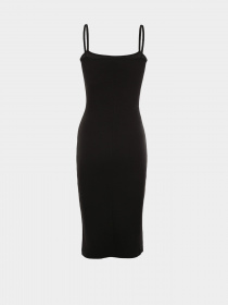 Сукня міді Trendyol модель TPRSS22EL0456/Siyah Фото