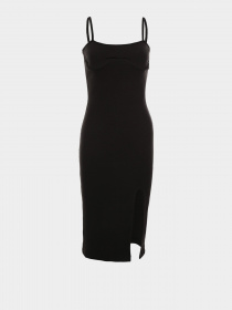 Сукня міді Trendyol модель TPRSS22EL0456/Siyah Фото