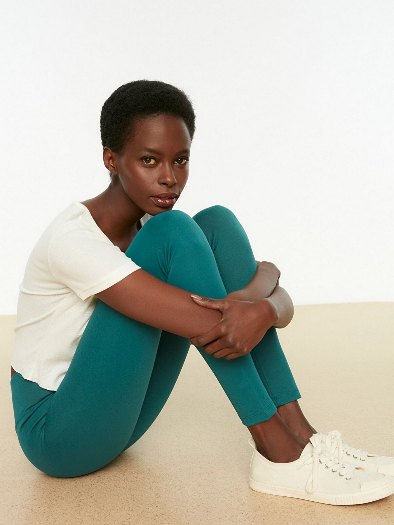 Леггинсы Trendyol модель TWOAW20TA0047/Petrol Фото