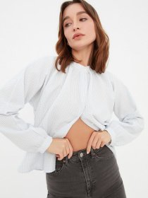 Блуза Trendyol модель TWOAW21GO0114/Gri Фото